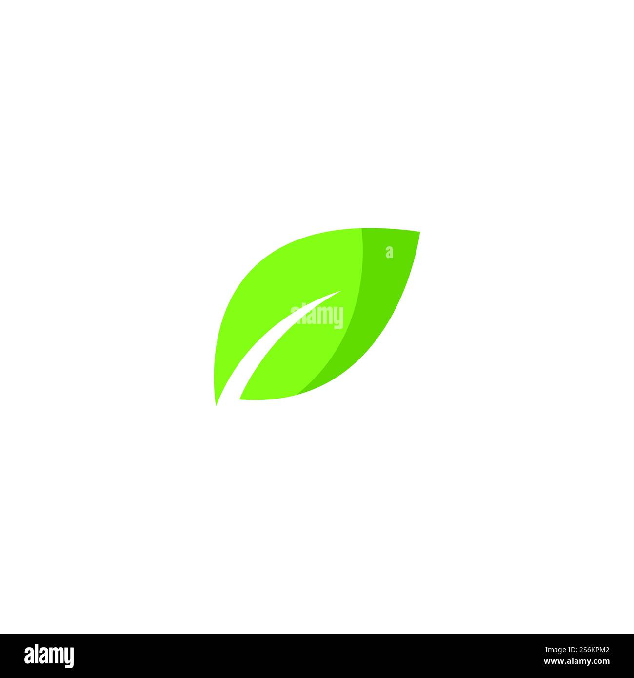 Eco icon green leaf vector illustration Stock Vector Image & Art - Alamy