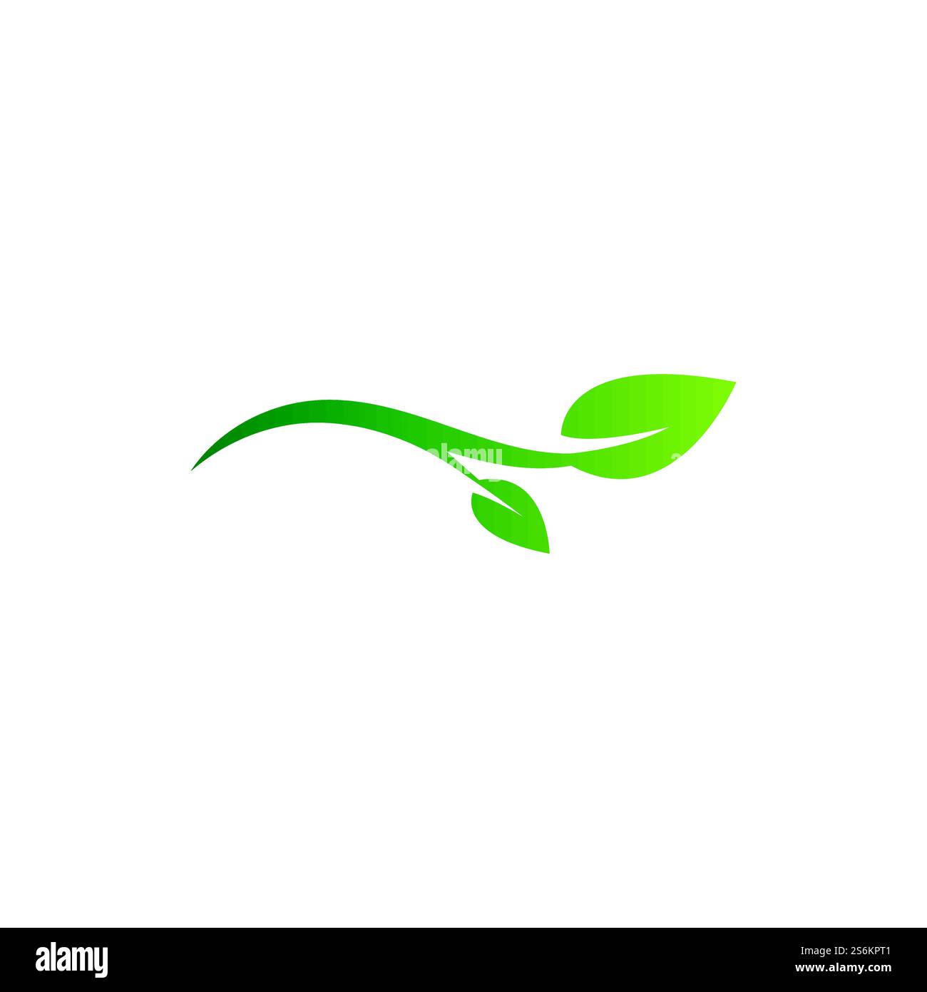 Eco icon green leaf vector illustration Stock Vector Image & Art - Alamy
