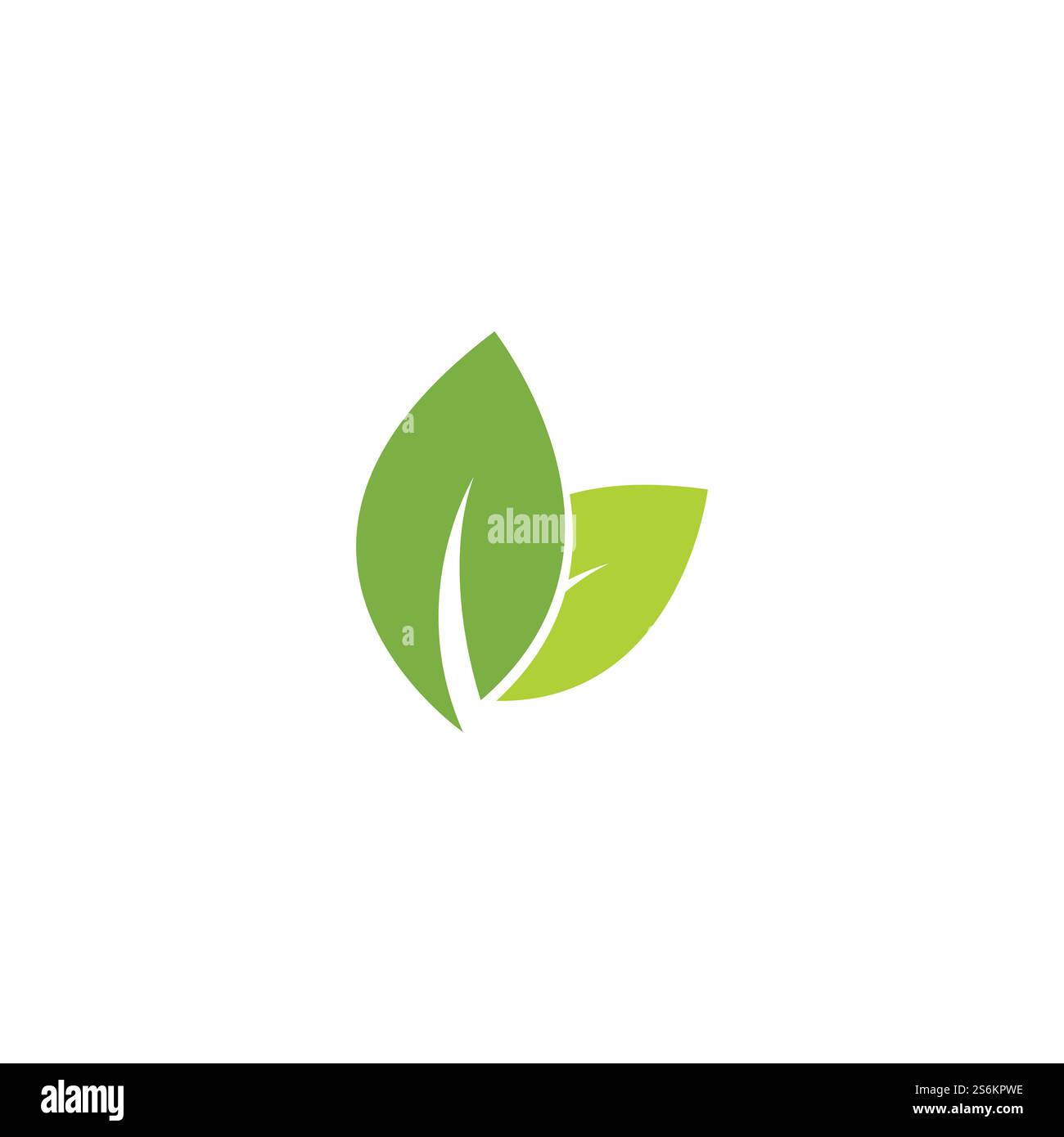 Eco icon green leaf vector illustration Stock Vector Image & Art - Alamy
