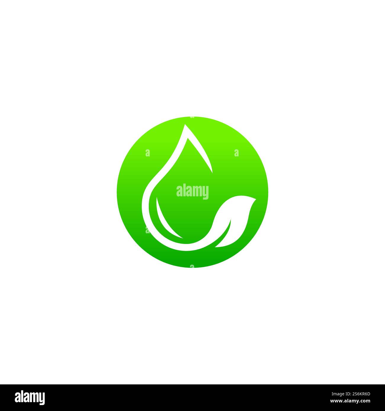Eco icon green leaf vector illustration Stock Vector Image & Art - Alamy