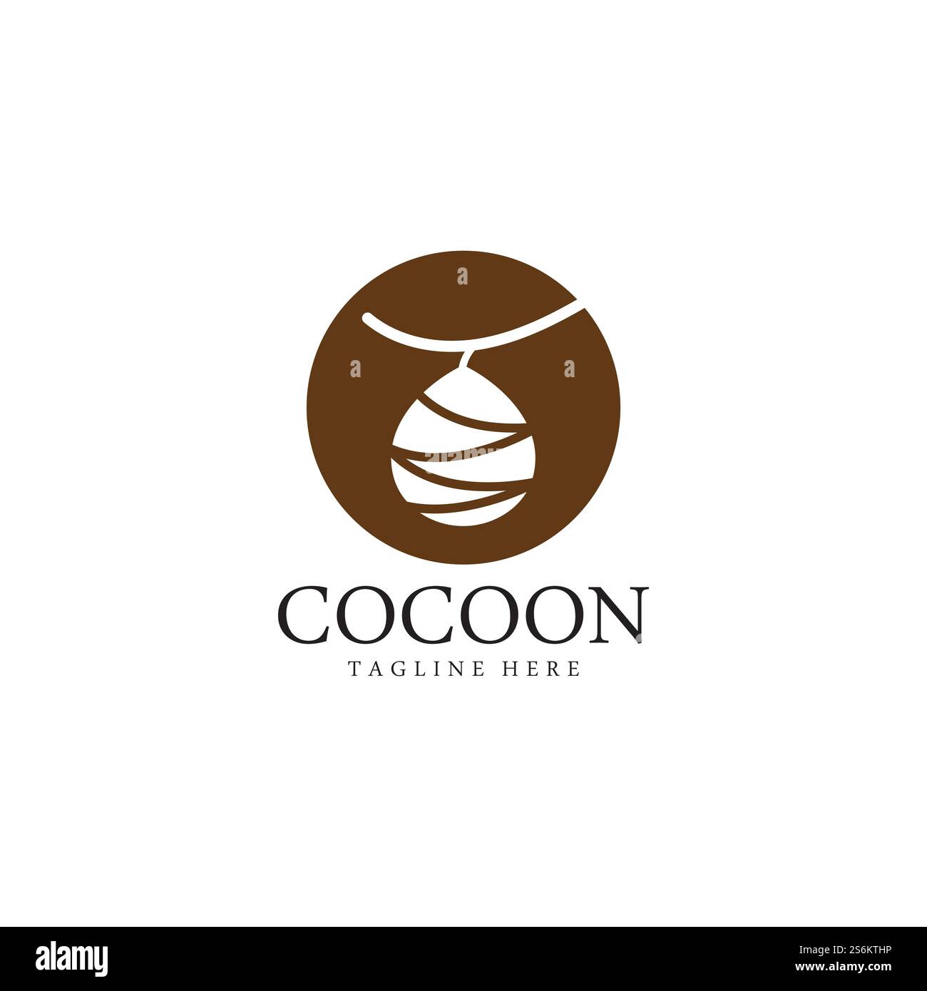 Cocoon logo template vector icon and symbol Stock Vector Image & Art ...