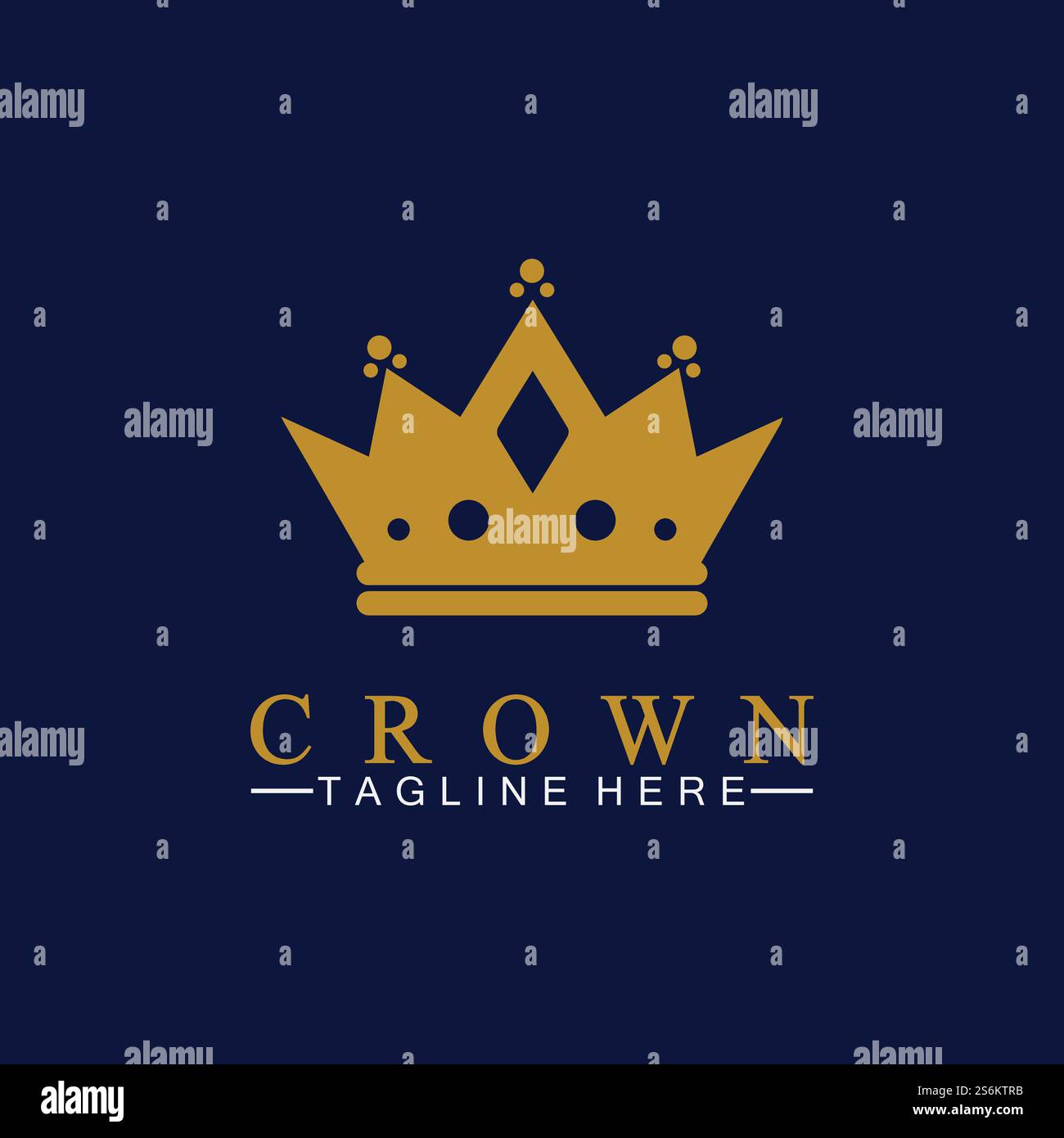 Crown Logo Template vector illustration Stock Vector Image & Art - Alamy