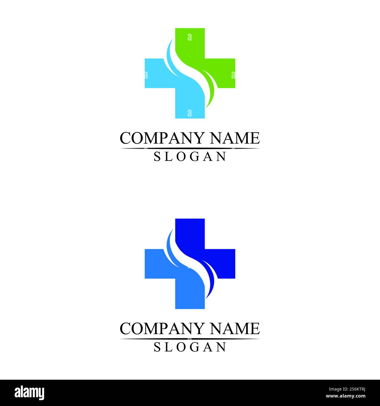 Medical Cross and Health Pharmacy Logo Design Template Stock Vector ...