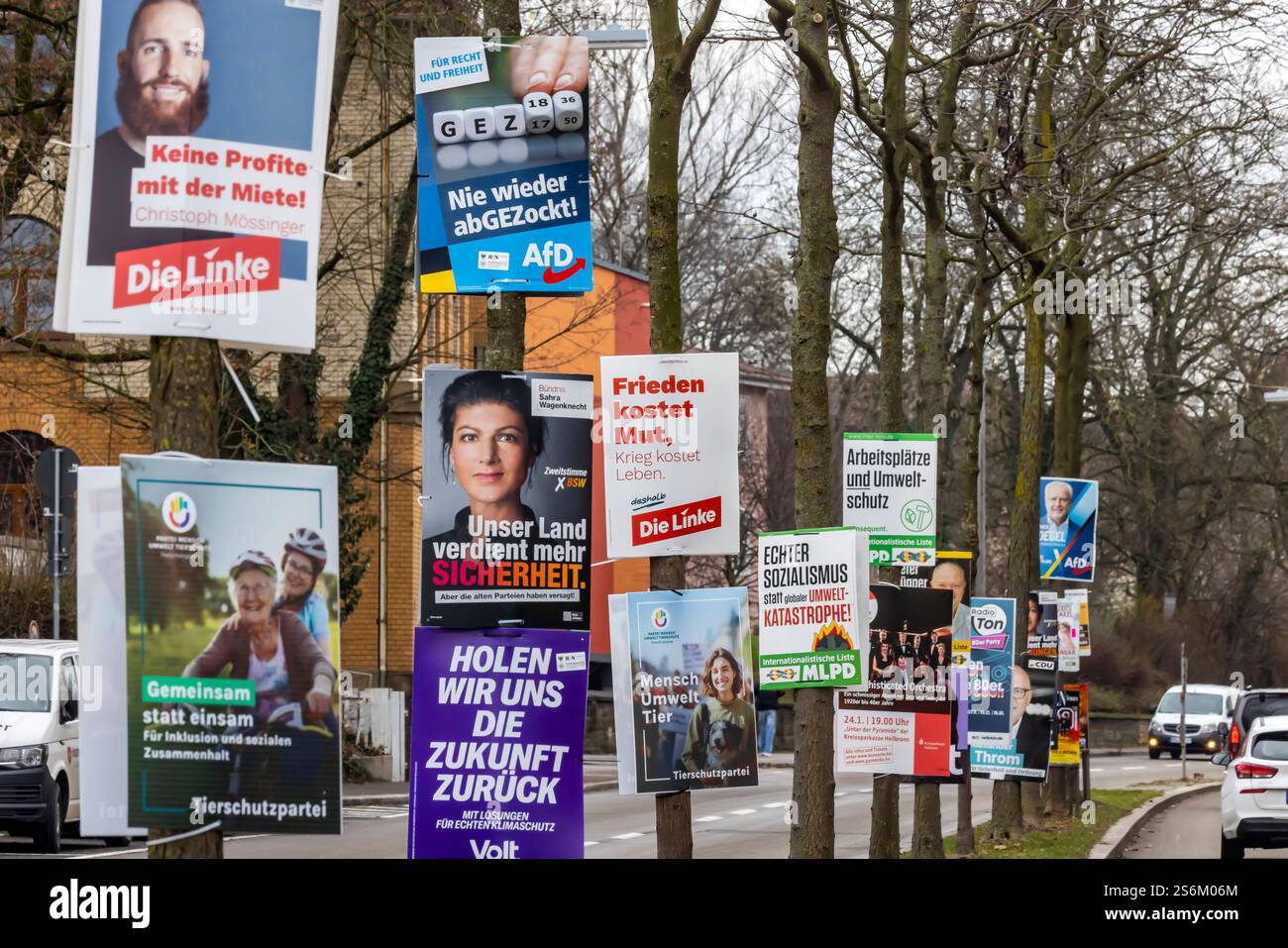 Wahlplakate Zur Bundestagswahl 2025 In Heilbronn BTW25 17 01 2025 wahlplakate-zur-bundestagswahl-2025-in-heilbronn-btw25-17-01-2025