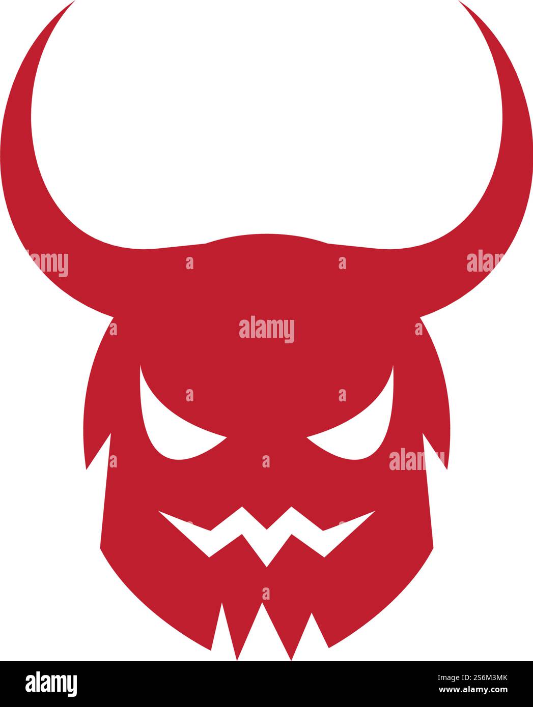Devil logo ilustration vector template Stock Vector