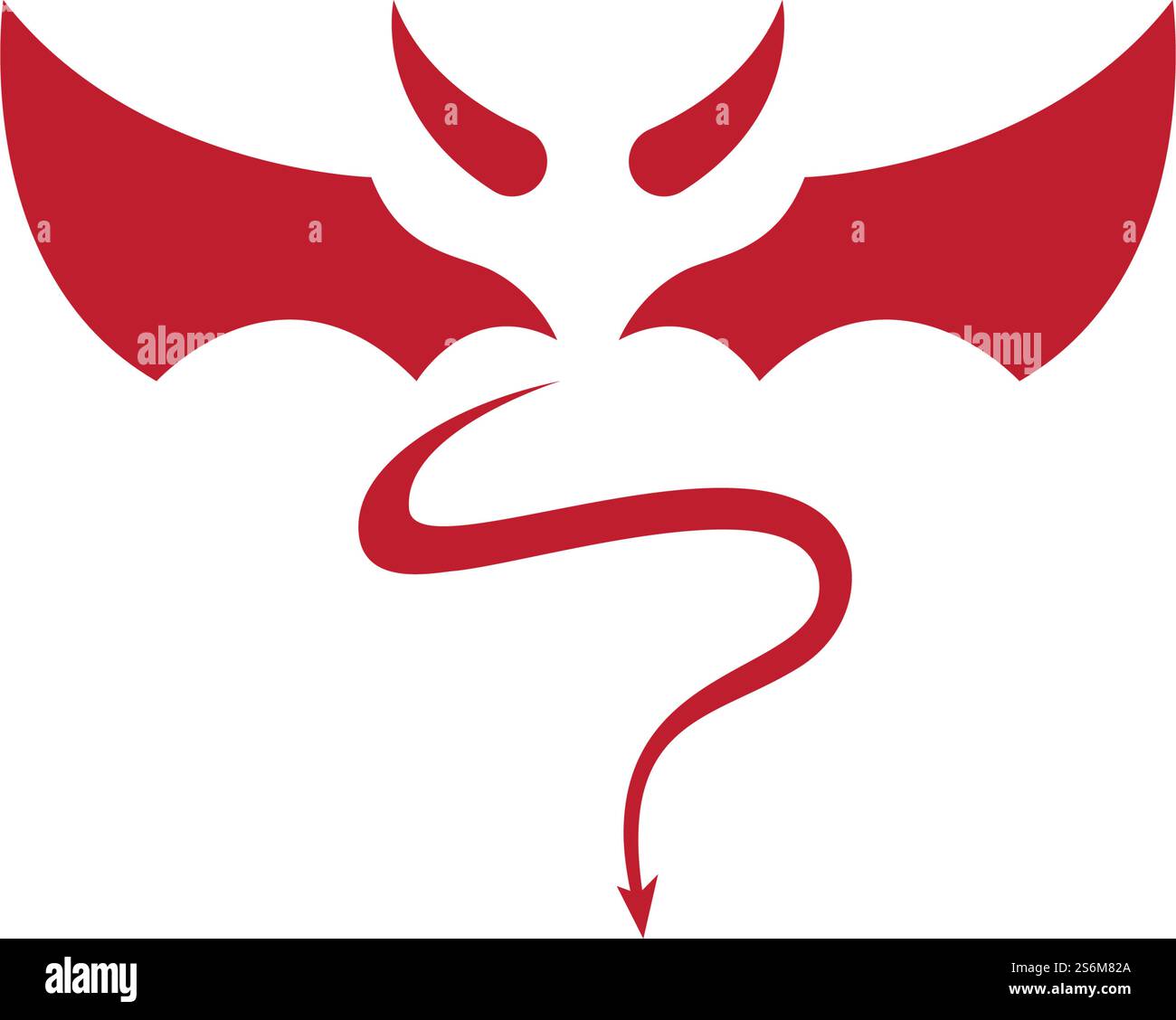 Devil logo ilustration vector template Stock Vector