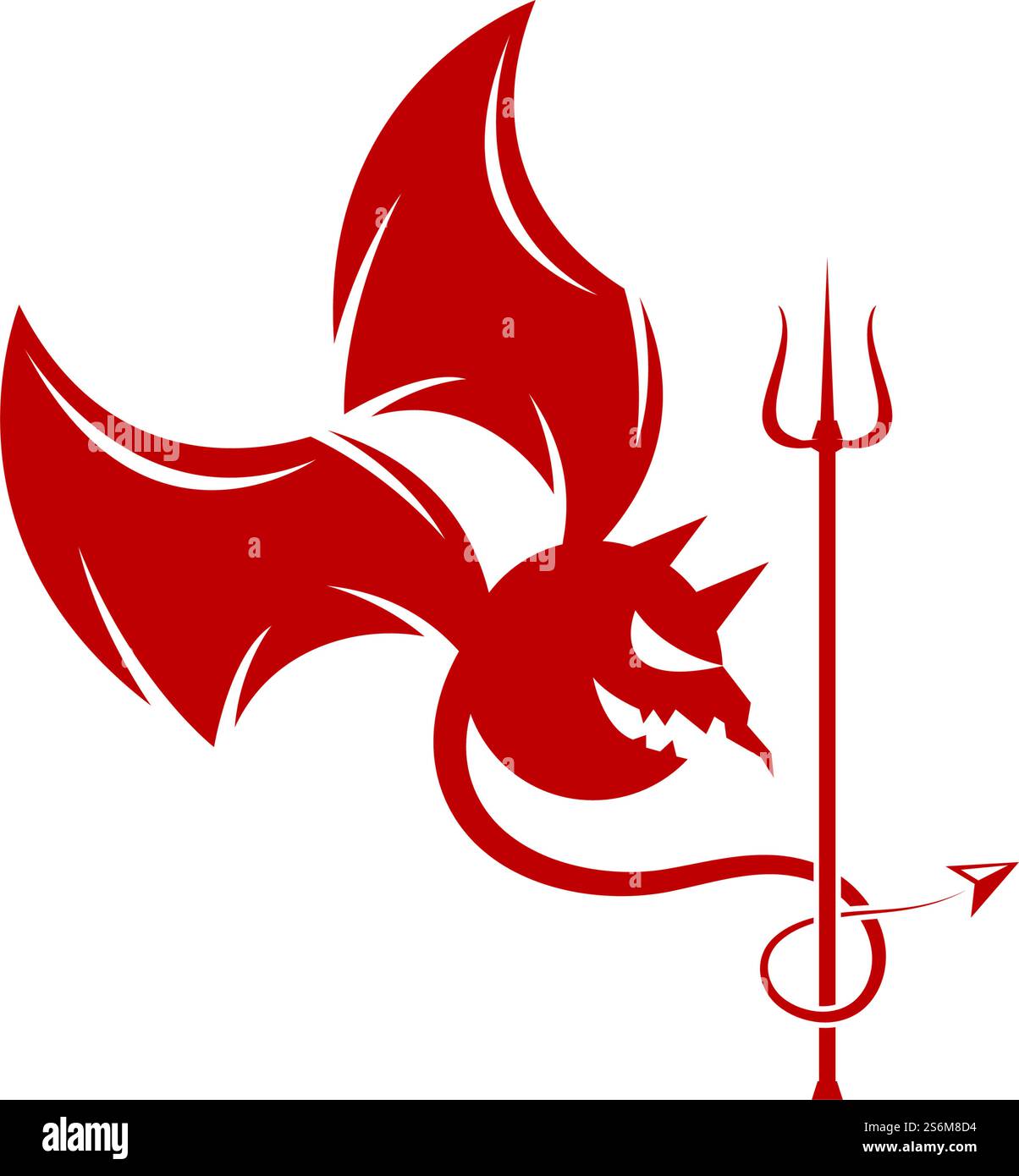 Devil logo ilustration vector template Stock Vector