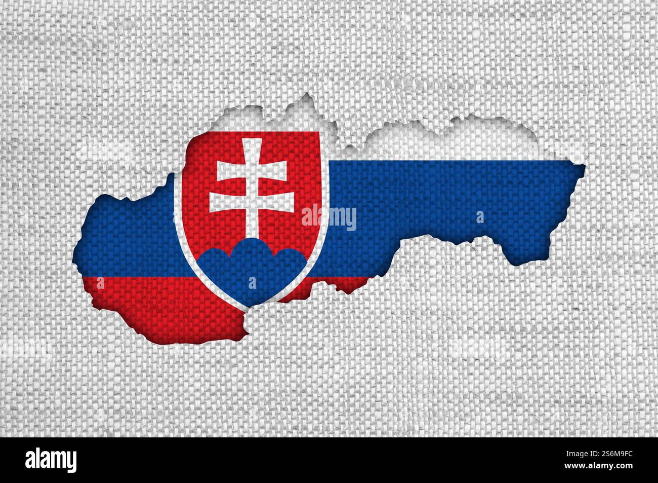 Slovakia flag map on hi-res stock photography and images - Alamy