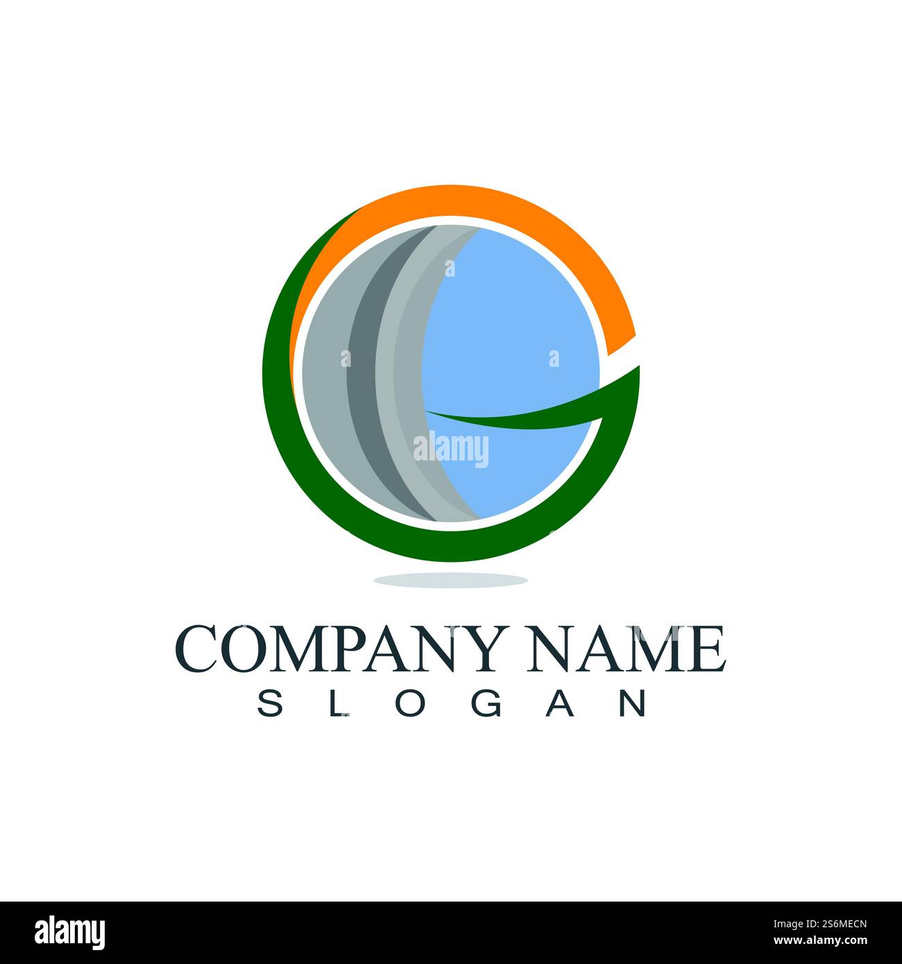 Creative modern globe world logo template vector illustration Stock ...