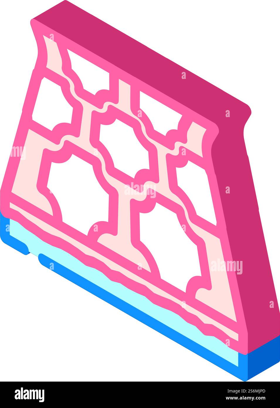 linoleum layer floor isometric icon vector. linoleum layer floor sign ...