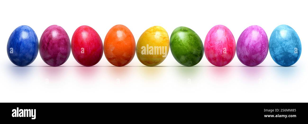 Easter eggs Stock Photo