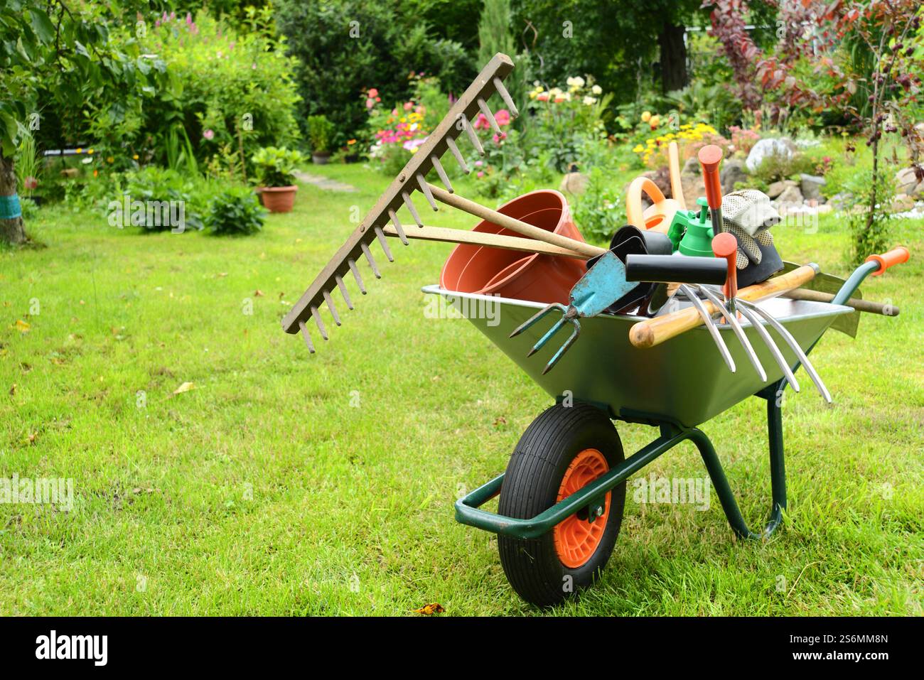 Garden tools Stock Photo