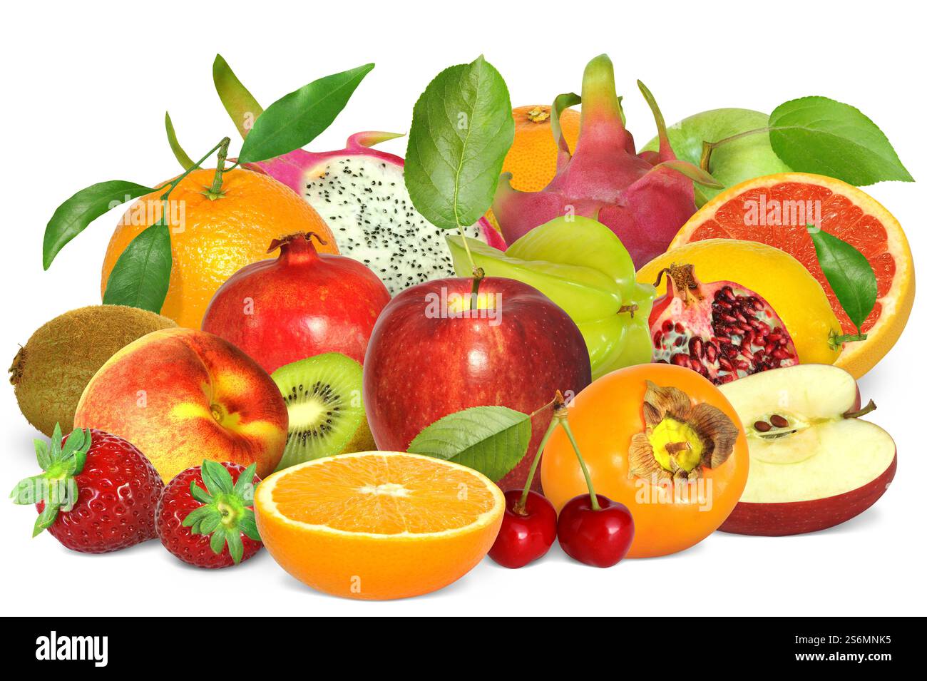 Dragon fruit kiwi strawberry Cut Out Stock Images & Pictures - Alamy