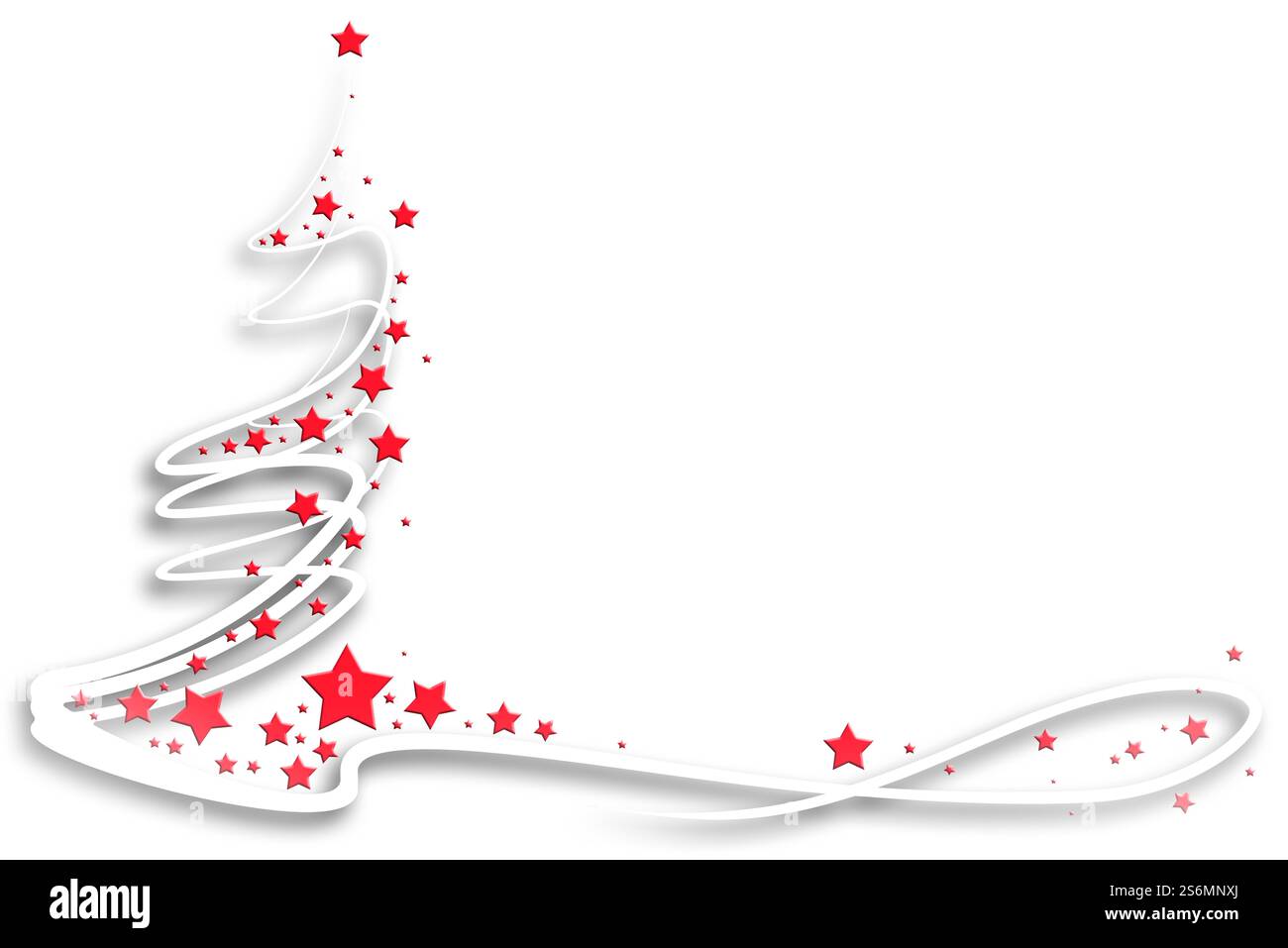 Christmas Tree Template Stock Photo Alamy