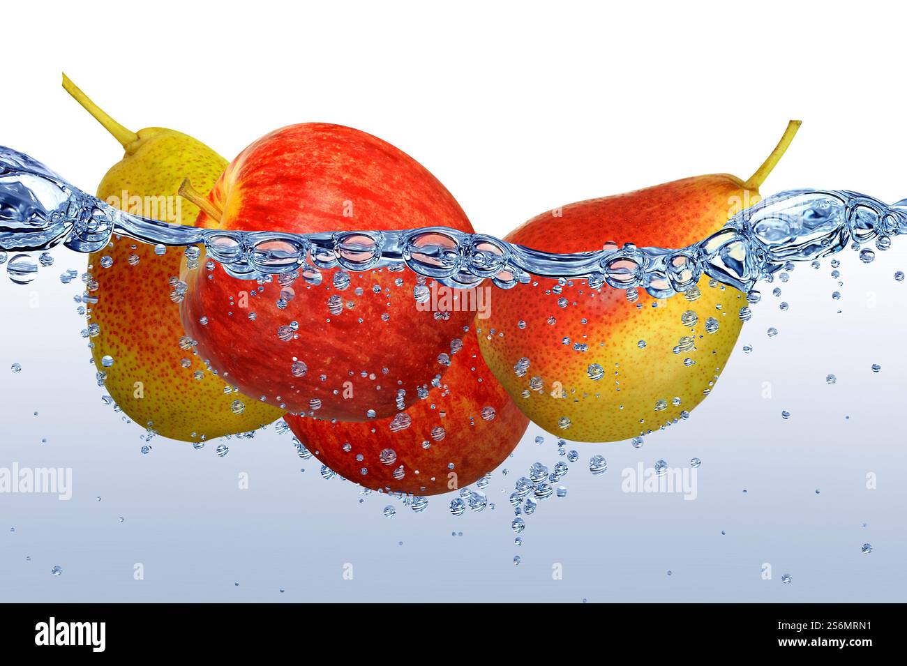 Washing fruit Stock Photo
