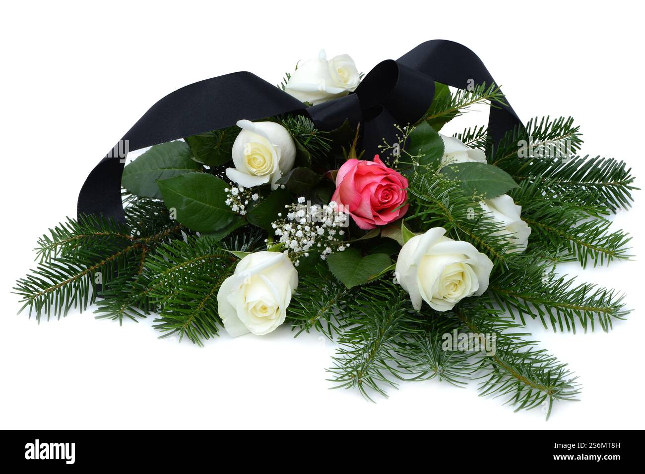 Grave decoration Stock Photo