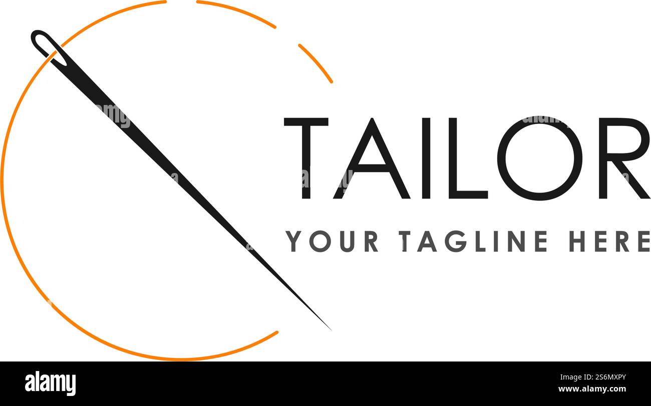Tailor or textile logo vector flat design Stock Vector Image & Art - Alamy