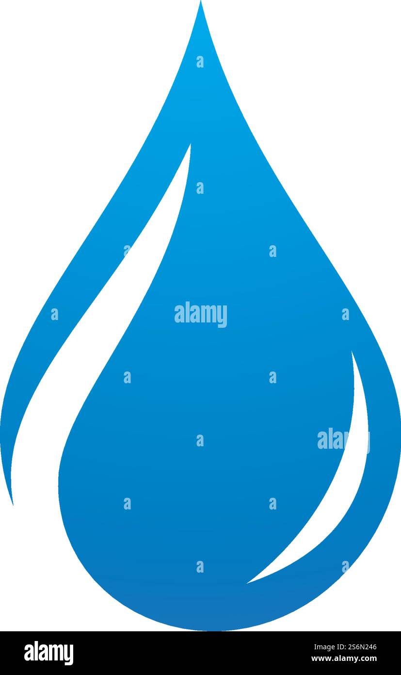 Water drop illustration logo vector design Stock Vector Image & Art - Alamy
