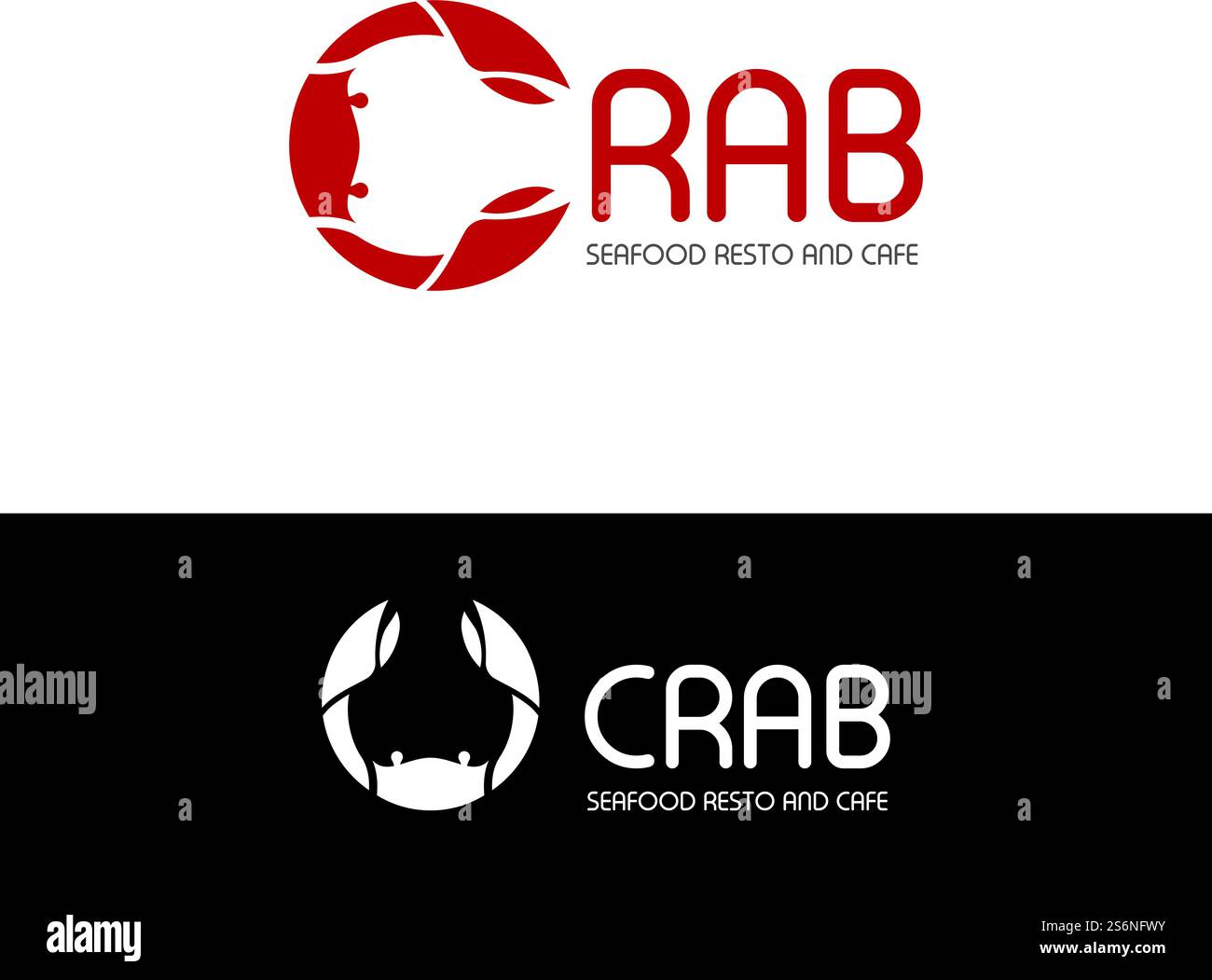 Crab logo c initial letter ilustration vector template Stock Vector