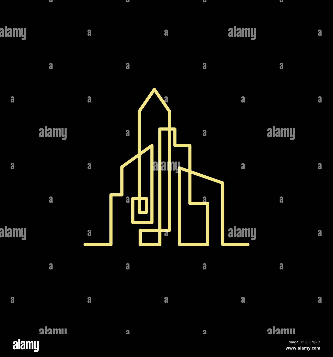 Modern City skyline vector illustration in flat design Stock Vector ...