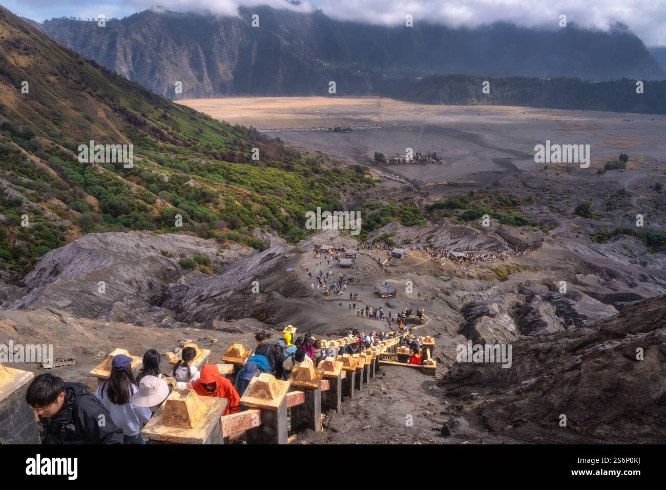 Java, Indonesia, 2 Oct 2024 Visitors are enjoying breathtaking scenic ...