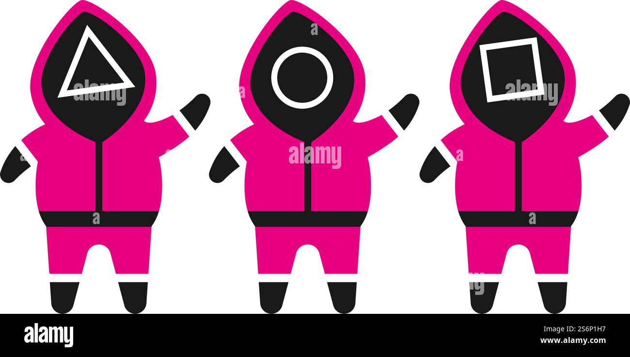 Game character cartoon,avatar illustration vector design Stock Vector