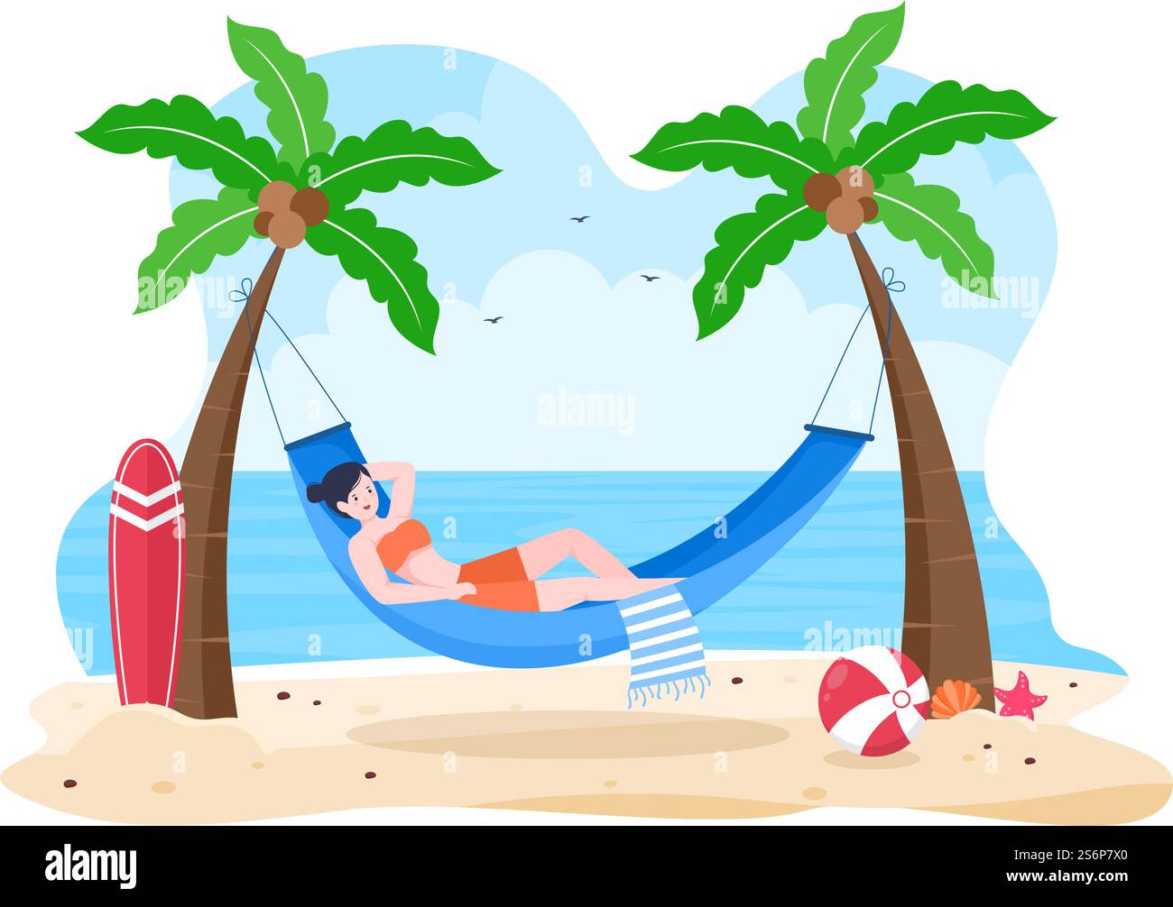 People beach palm tree in Cut Out Stock Images \u0026 Pictures - Alamy, image size:1300x1006