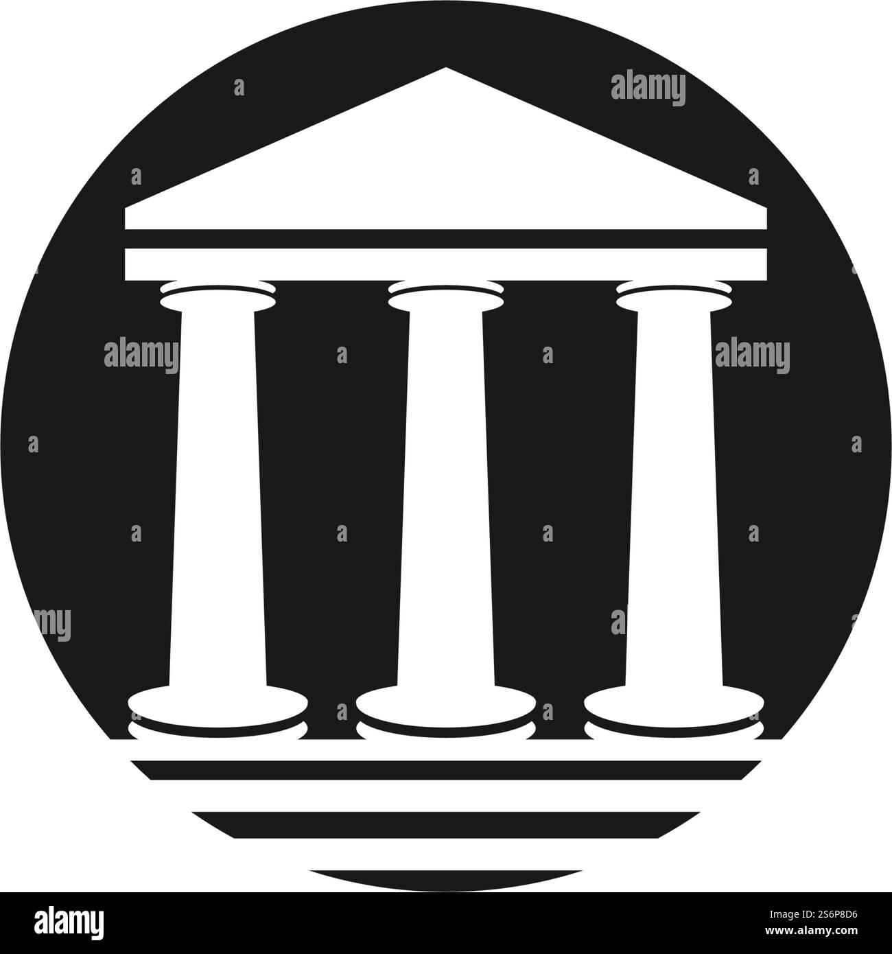 Column pillar illustration Logo vector template Stock Vector Image ...