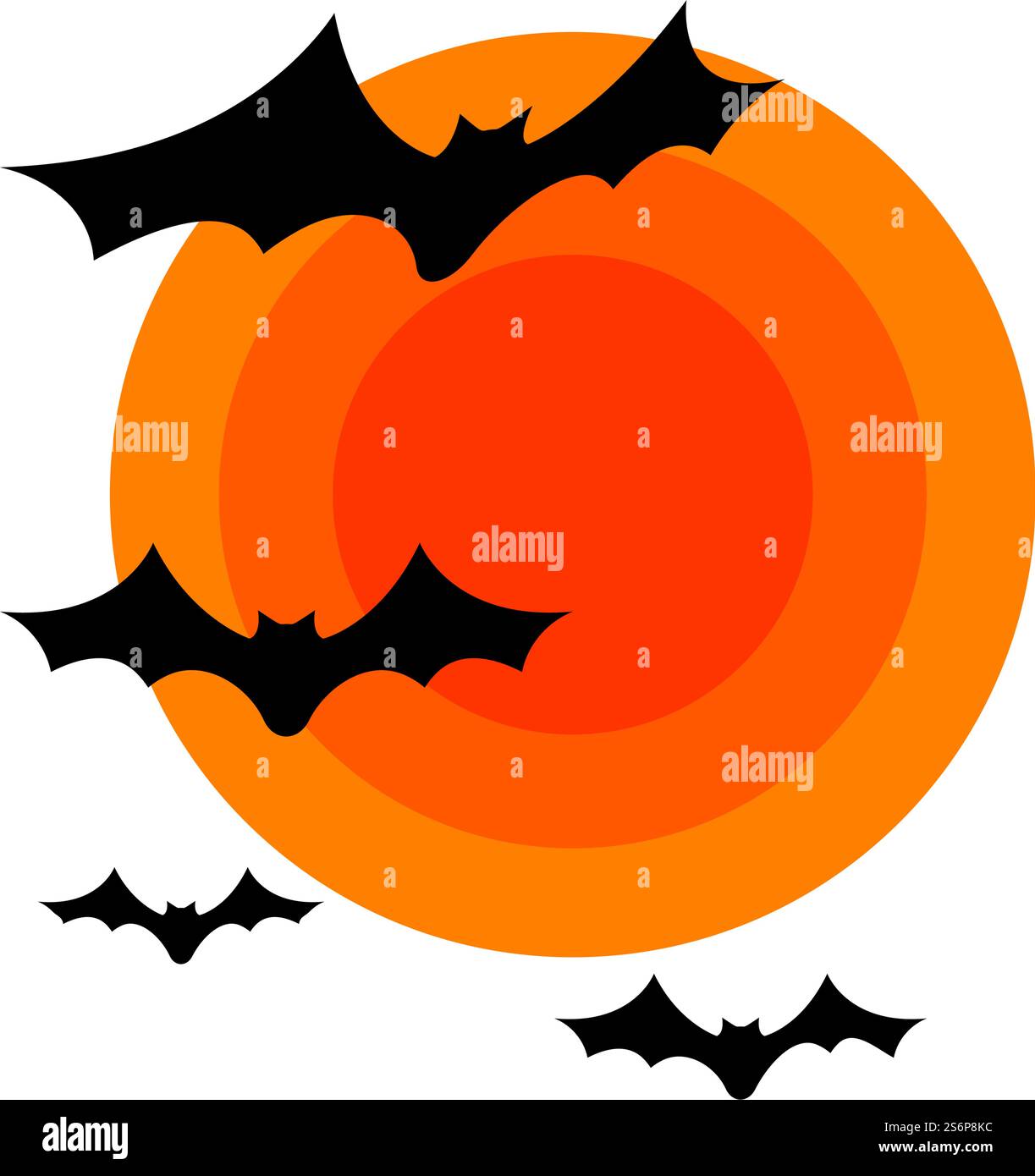 Bat ilustration logo vector template Stock Vector