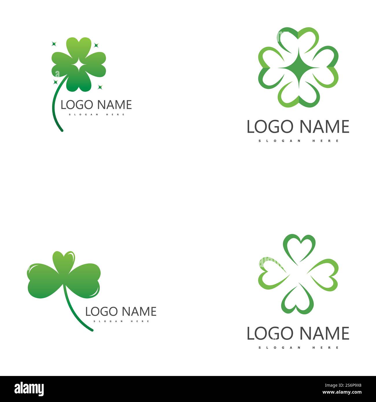 Clover leaf logo icon design template vector Stock Vector Image & Art ...
