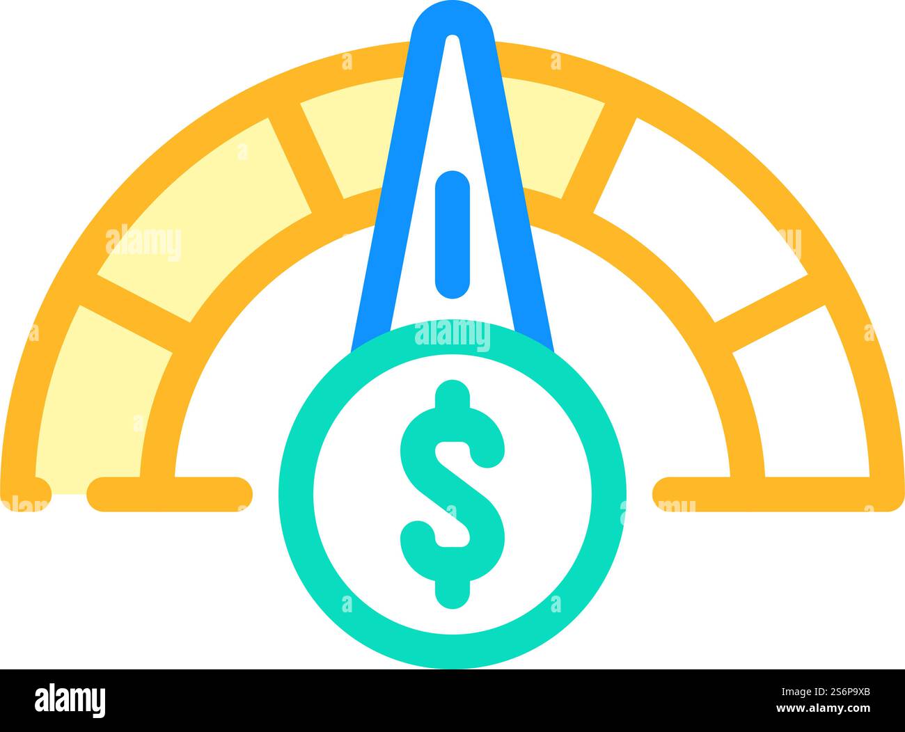 performance business intelligence color icon vector. performance ...