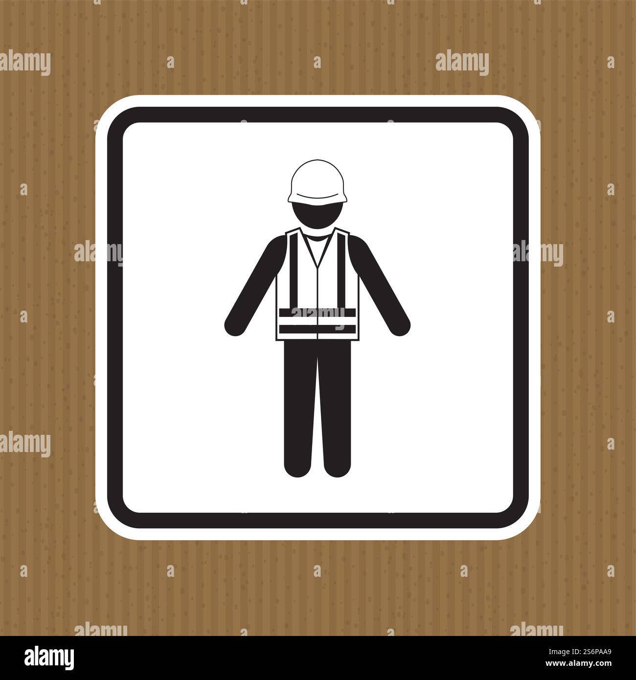 Symbol Wear Life Jacket Isolate On White Background Stock Vector