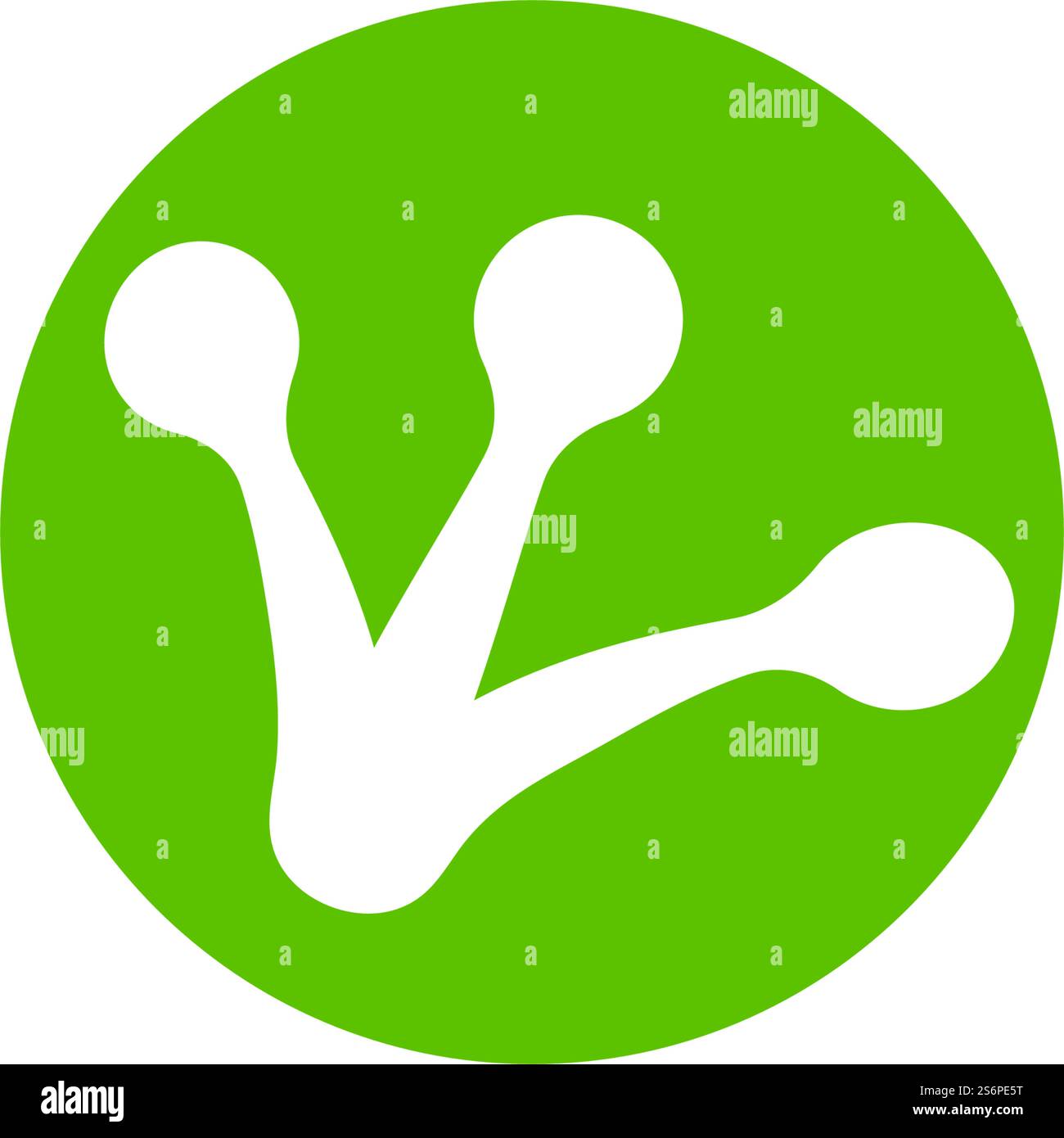 Frog Logo Template vector illustration design Stock Vector