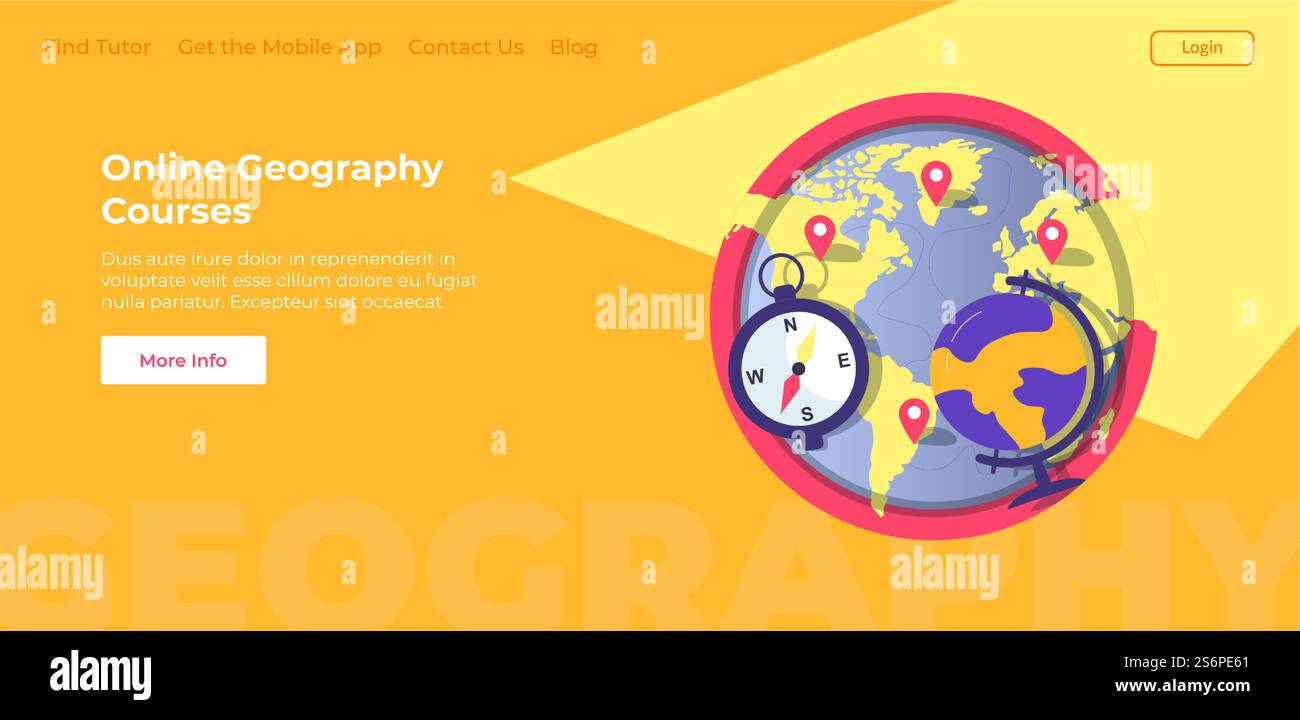 Geographic knowledge Stock Vector Images - Alamy