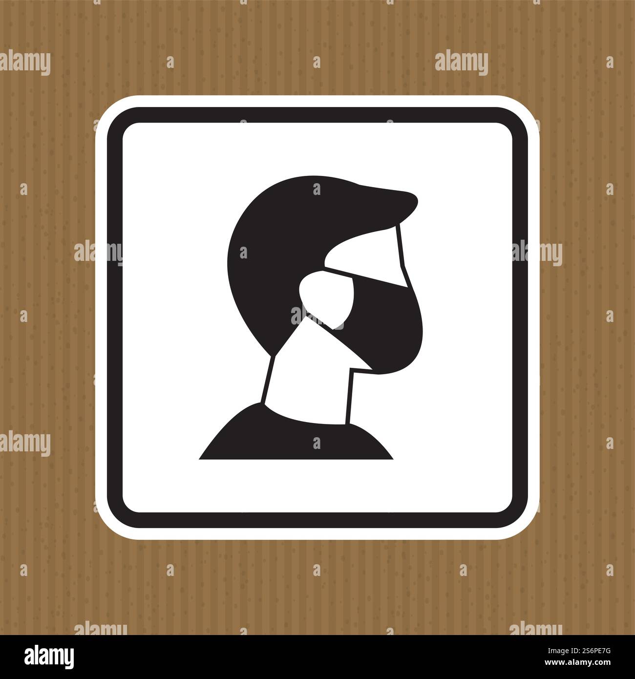 Caution For Your Safety And Others Mask At All Times Stock Vector Image ...