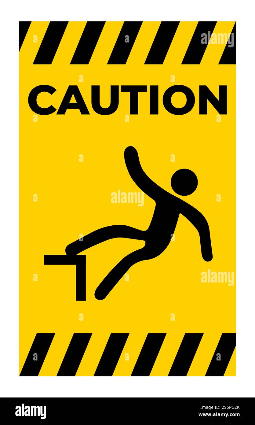 Beware Drop Symbol Sign Isolate On White Background,Vector Illustration Stock Vector