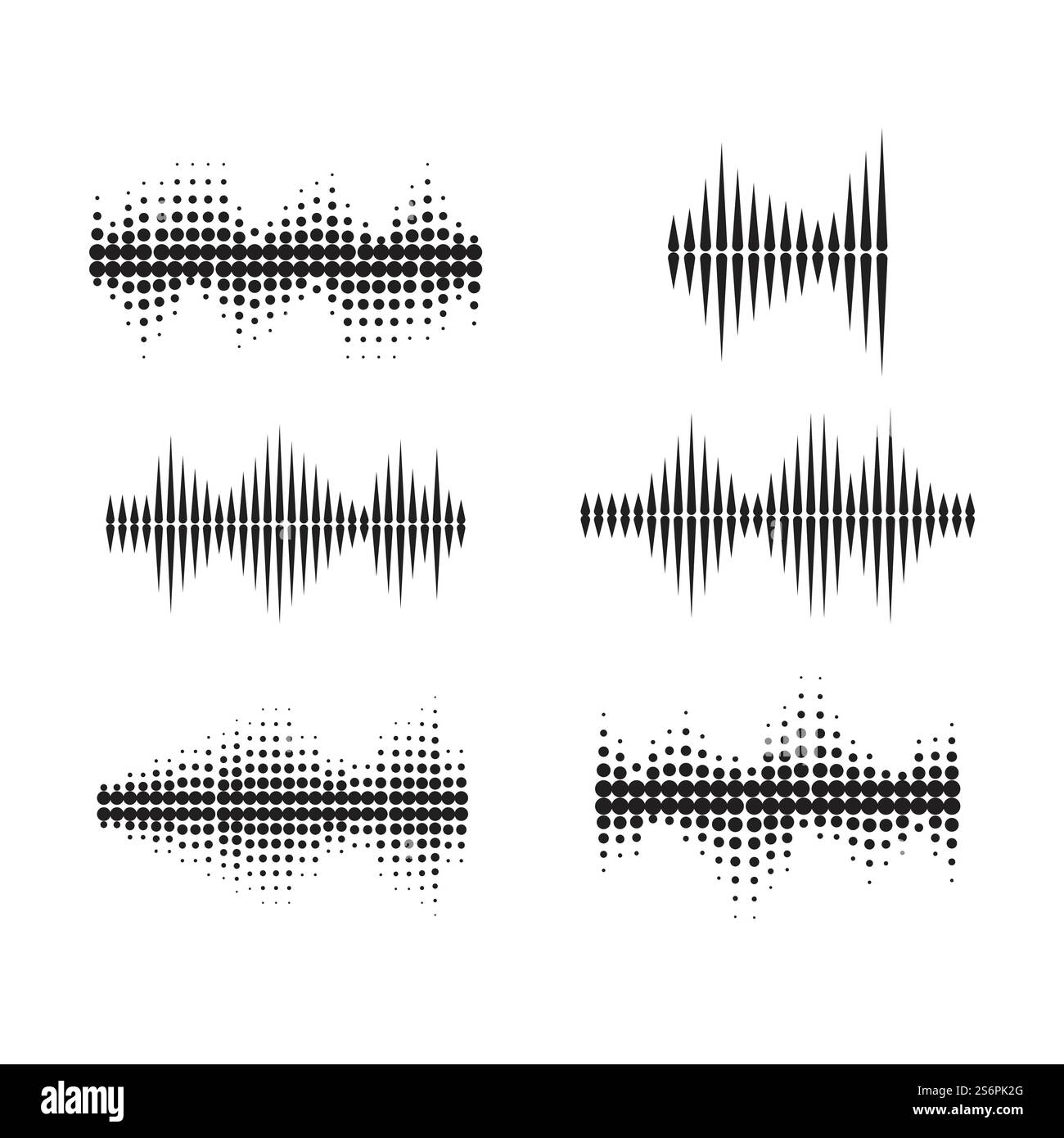 sound wave ilustration logo vector icon template Stock Vector