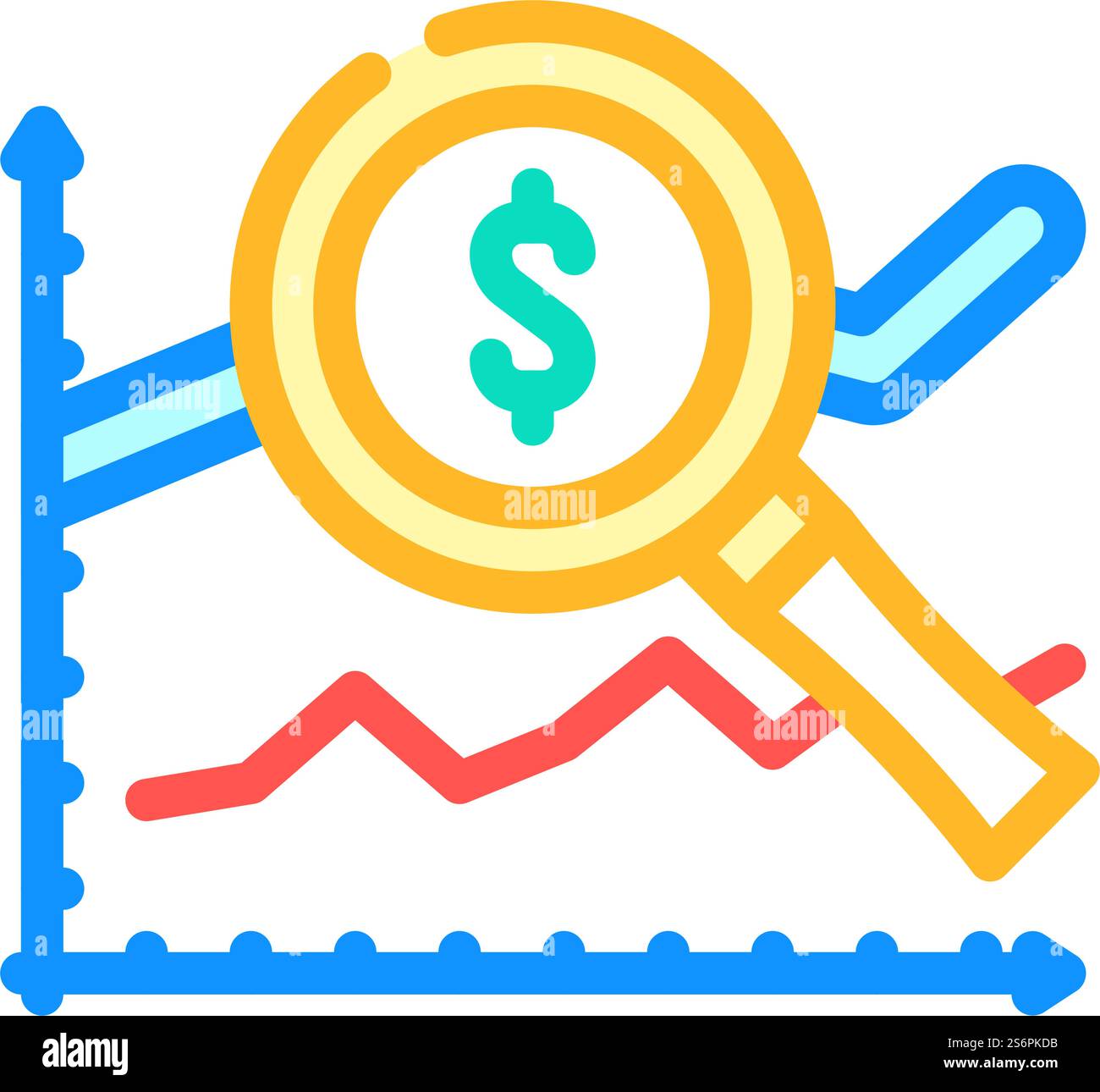analytics business chart color icon vector. analytics business chart ...