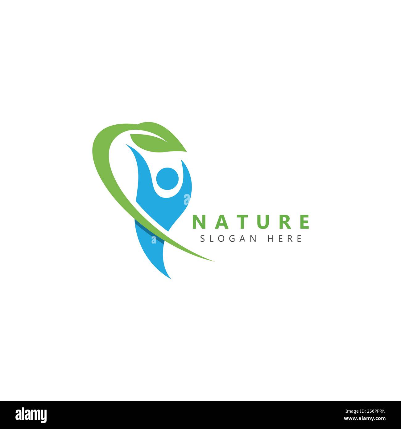 Nature Herbal Medicine Healthy People Wellness Vector Logo Design ...