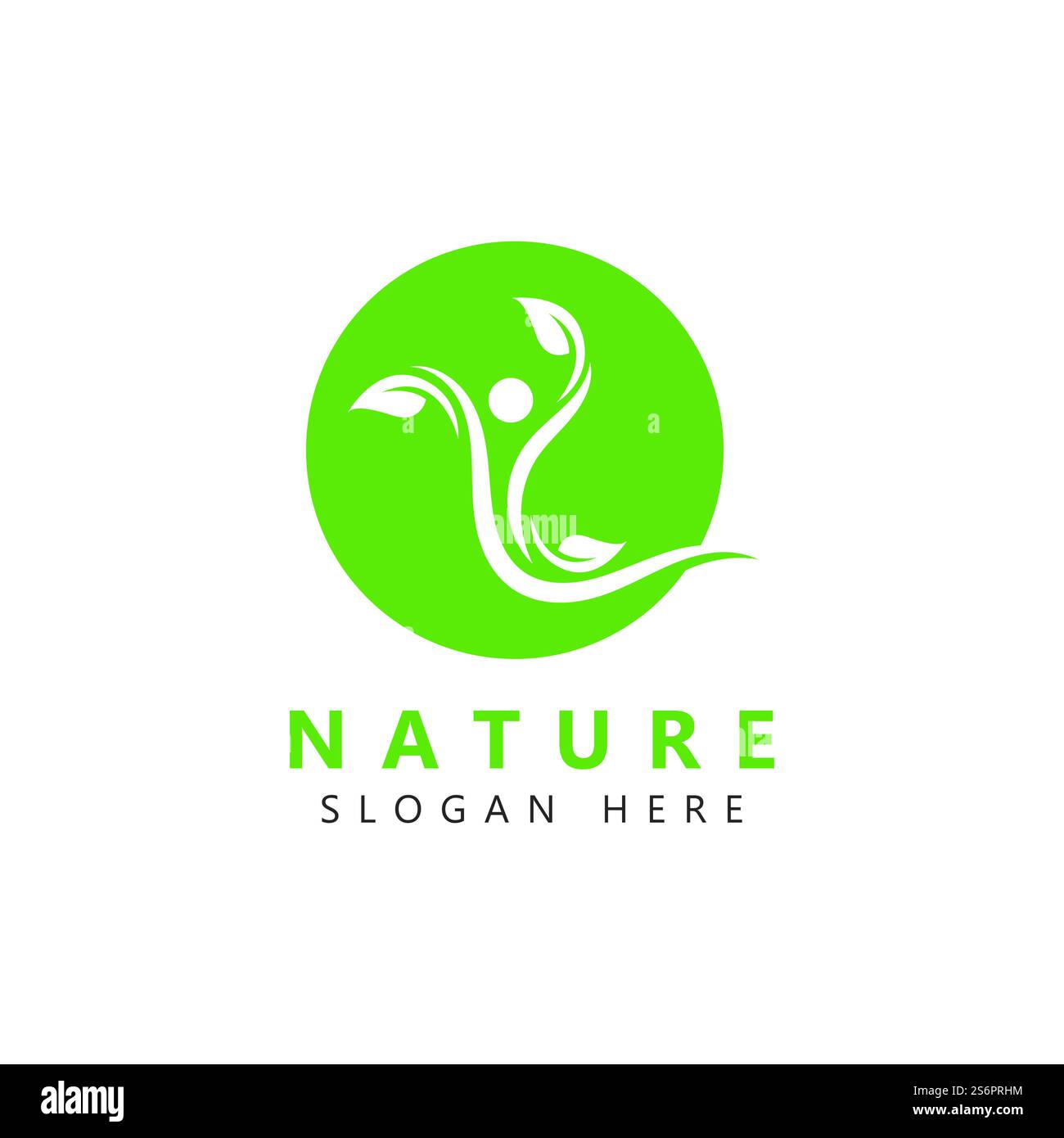 Nature Herbal Medicine Healthy People Wellness Vector Logo Design ...