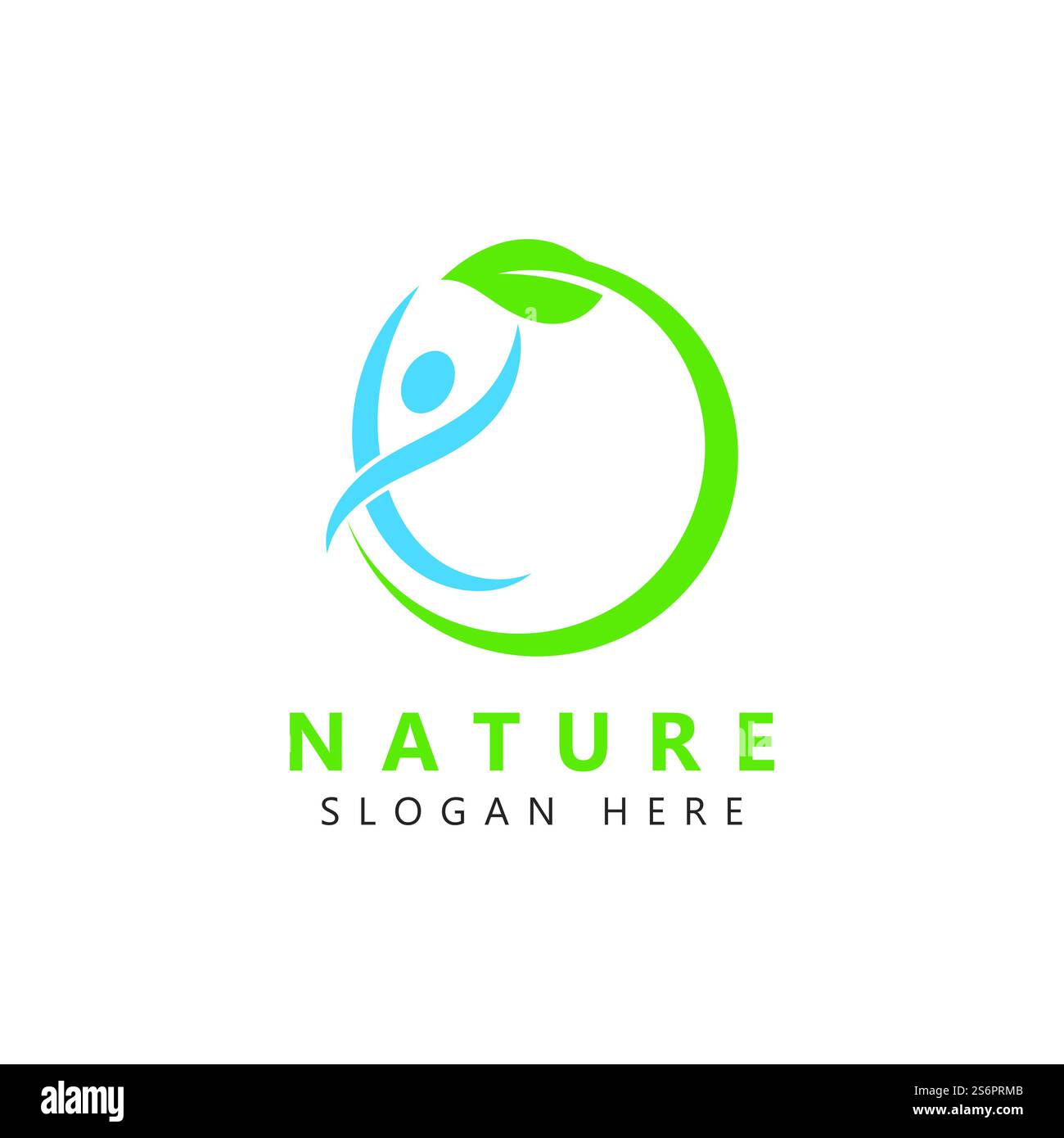 Nature Herbal Medicine Healthy People Wellness Vector Logo Design ...