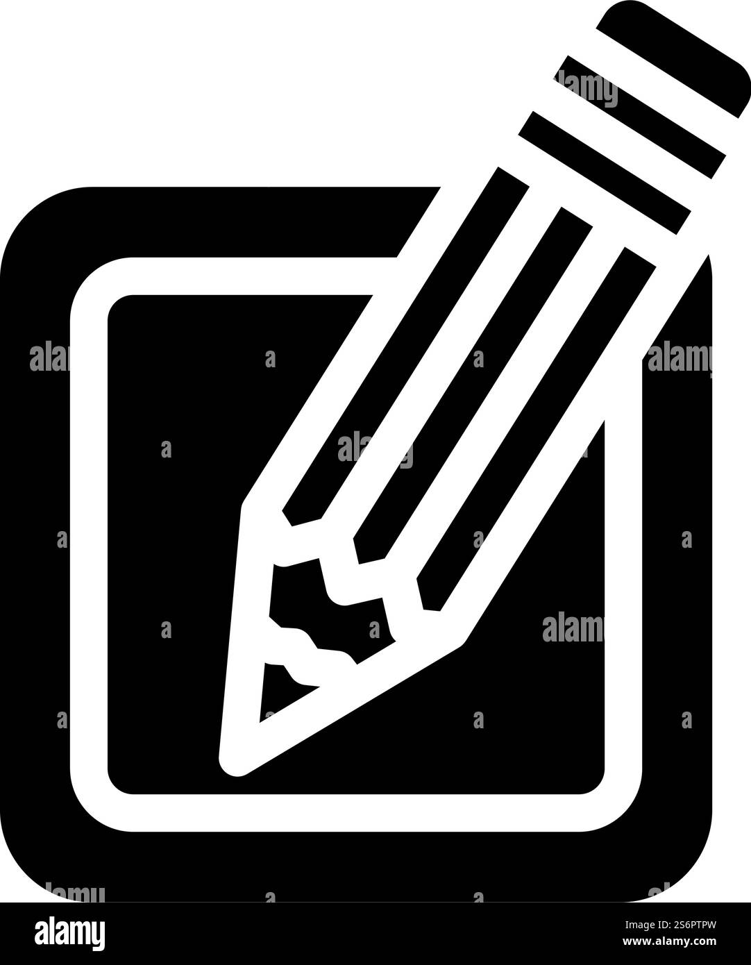Edit file glyph icon vector edit file sign isolated contour symbol