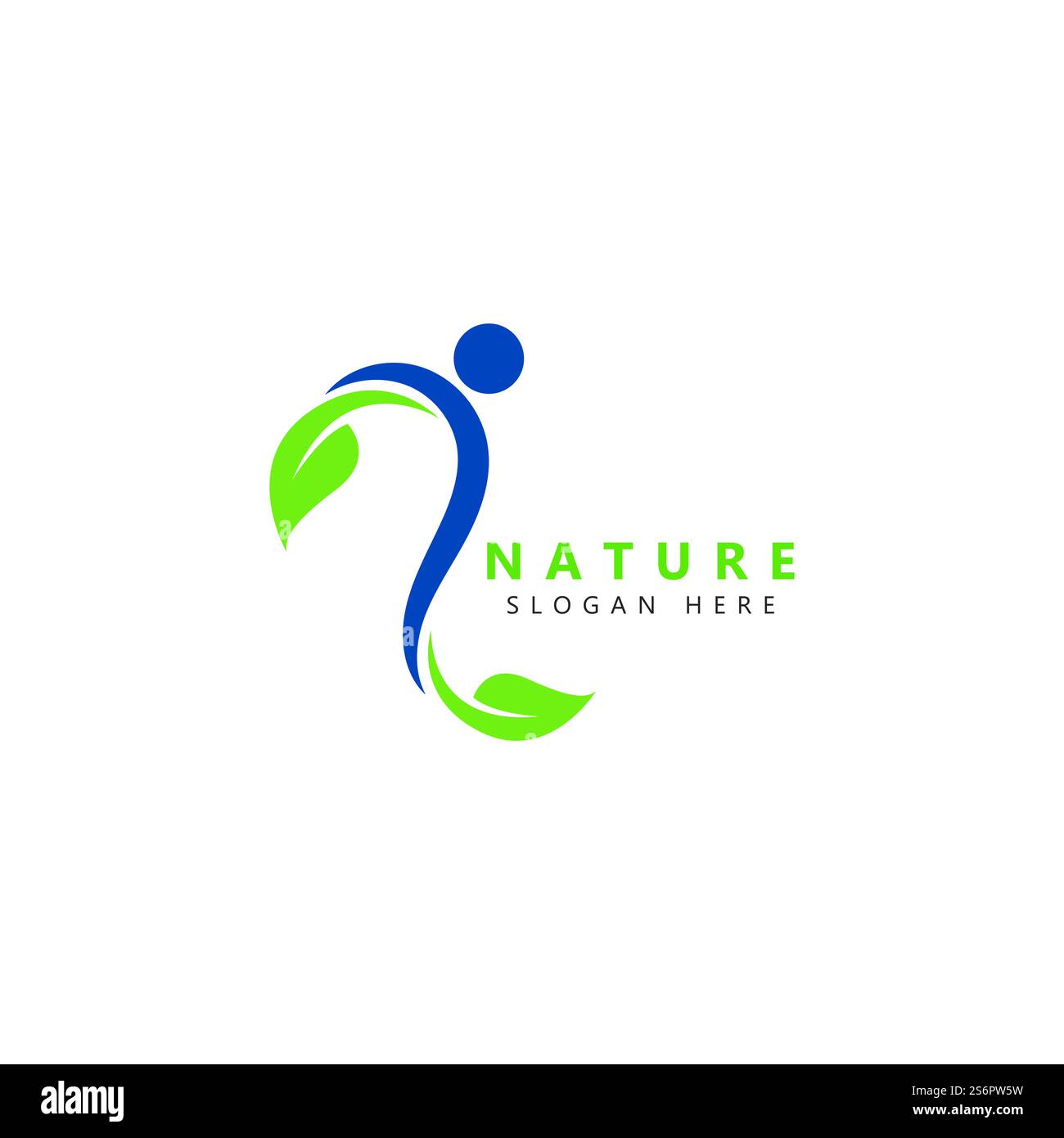 Nature Herbal Medicine Healthy People Wellness Vector Logo Design ...