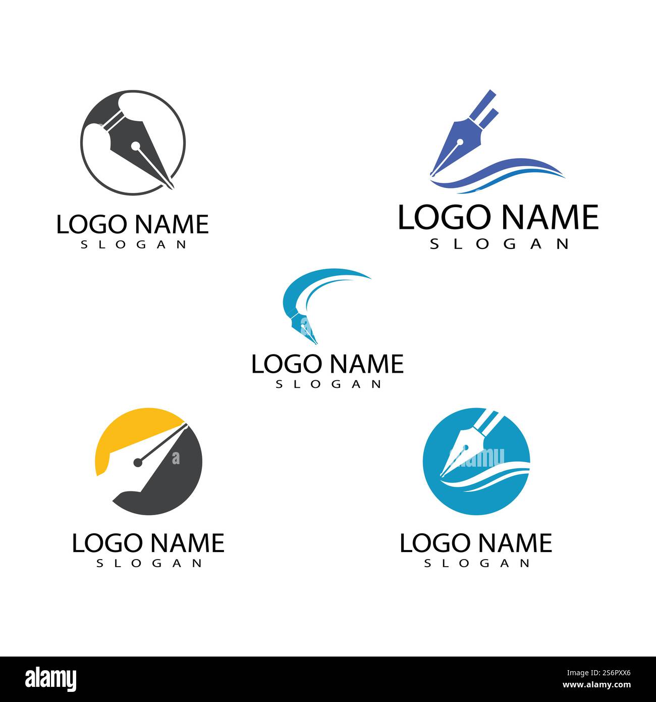Pentool icon flat design vector Stock Vector