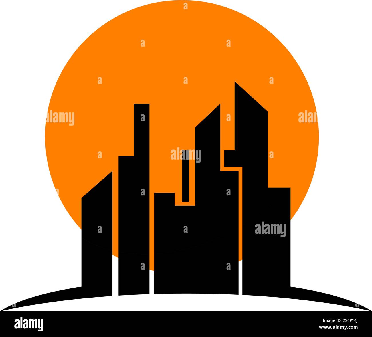 Modern City skyline vector illustration in flat design Stock Vector ...