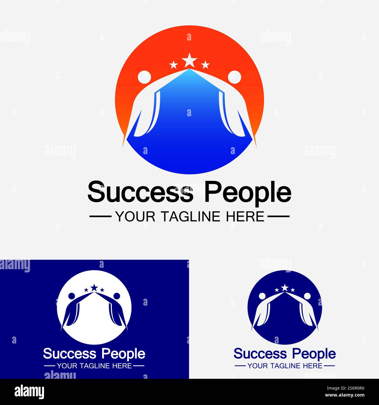 Success People Logo Vector Design Template Stock Vector Image & Art - Alamy