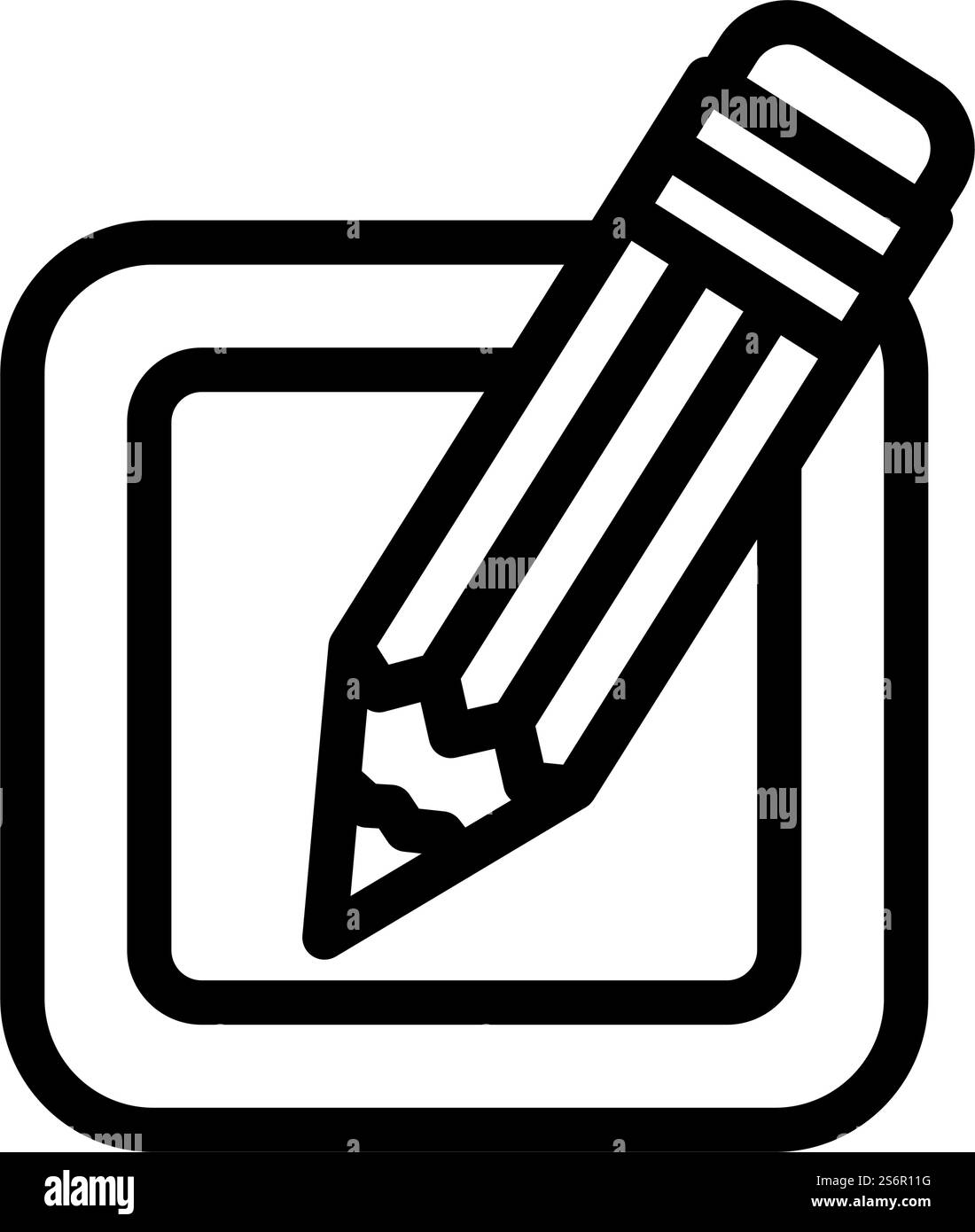 Edit file line icon vector edit file sign isolated contour symbol
