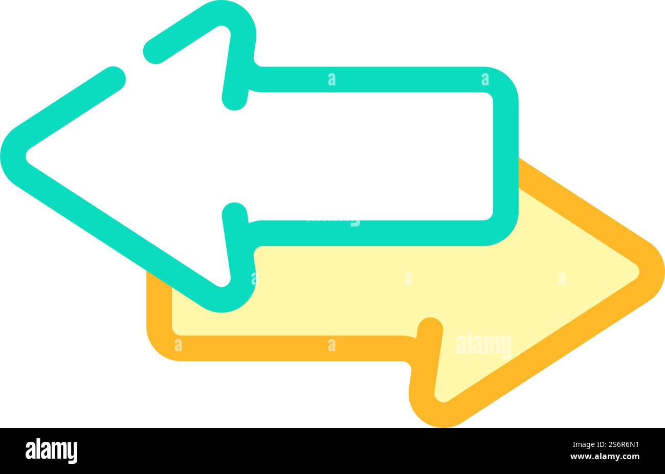 transfer file color icon vector. transfer file sign. isolated symbol ...