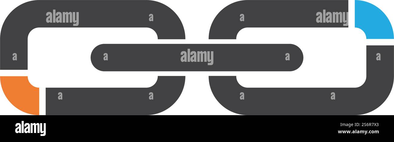 Chain illustration logo vector design Stock Vector Image & Art - Alamy