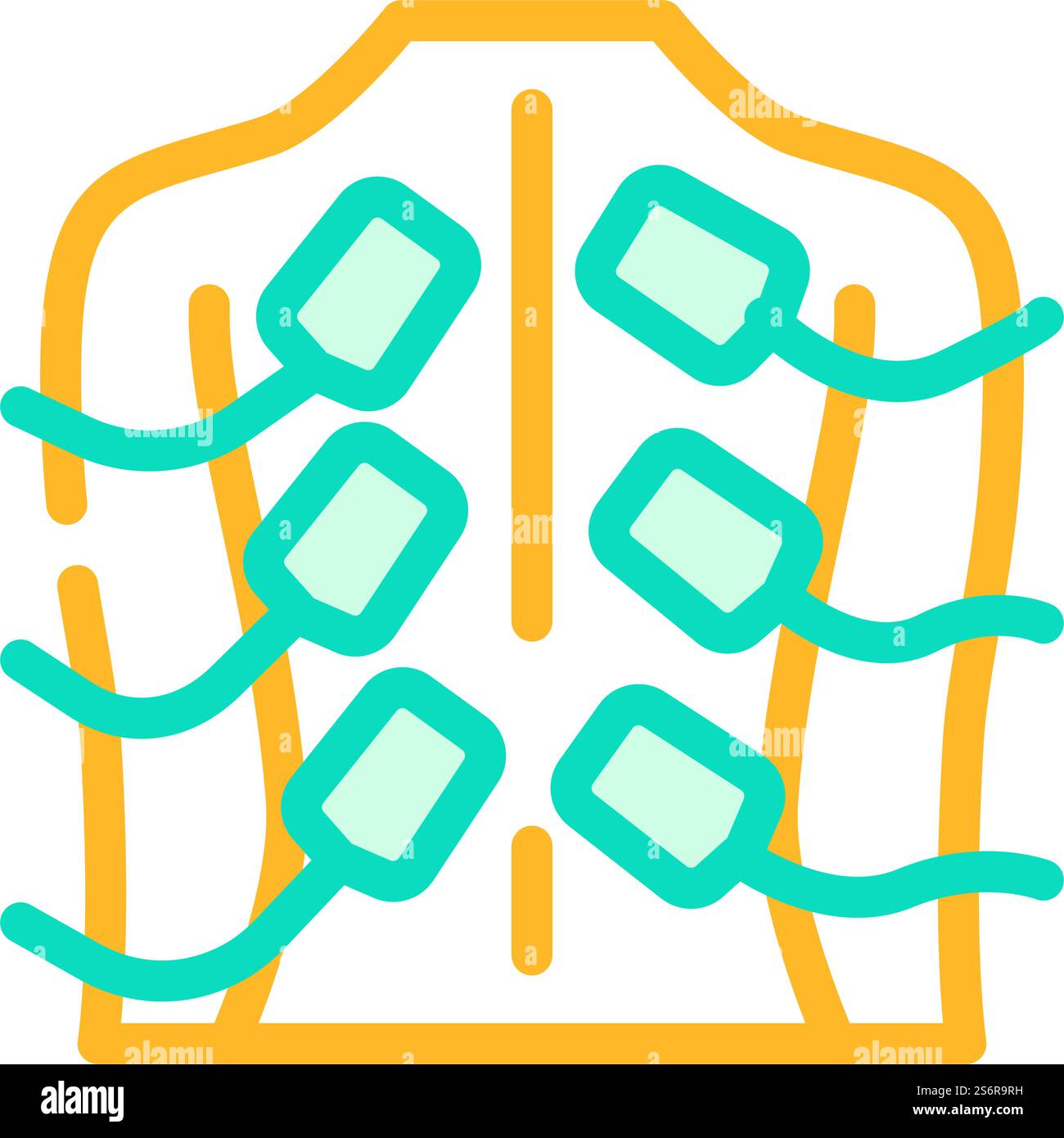 stimulation therapy color icon vector. stimulation therapy sign ...